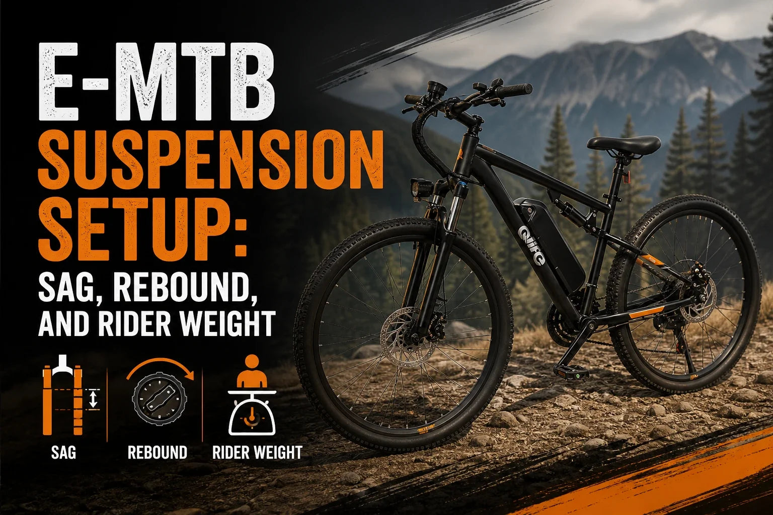 E-MTB Suspension Setup: Sag, Rebound, and Rider Weight