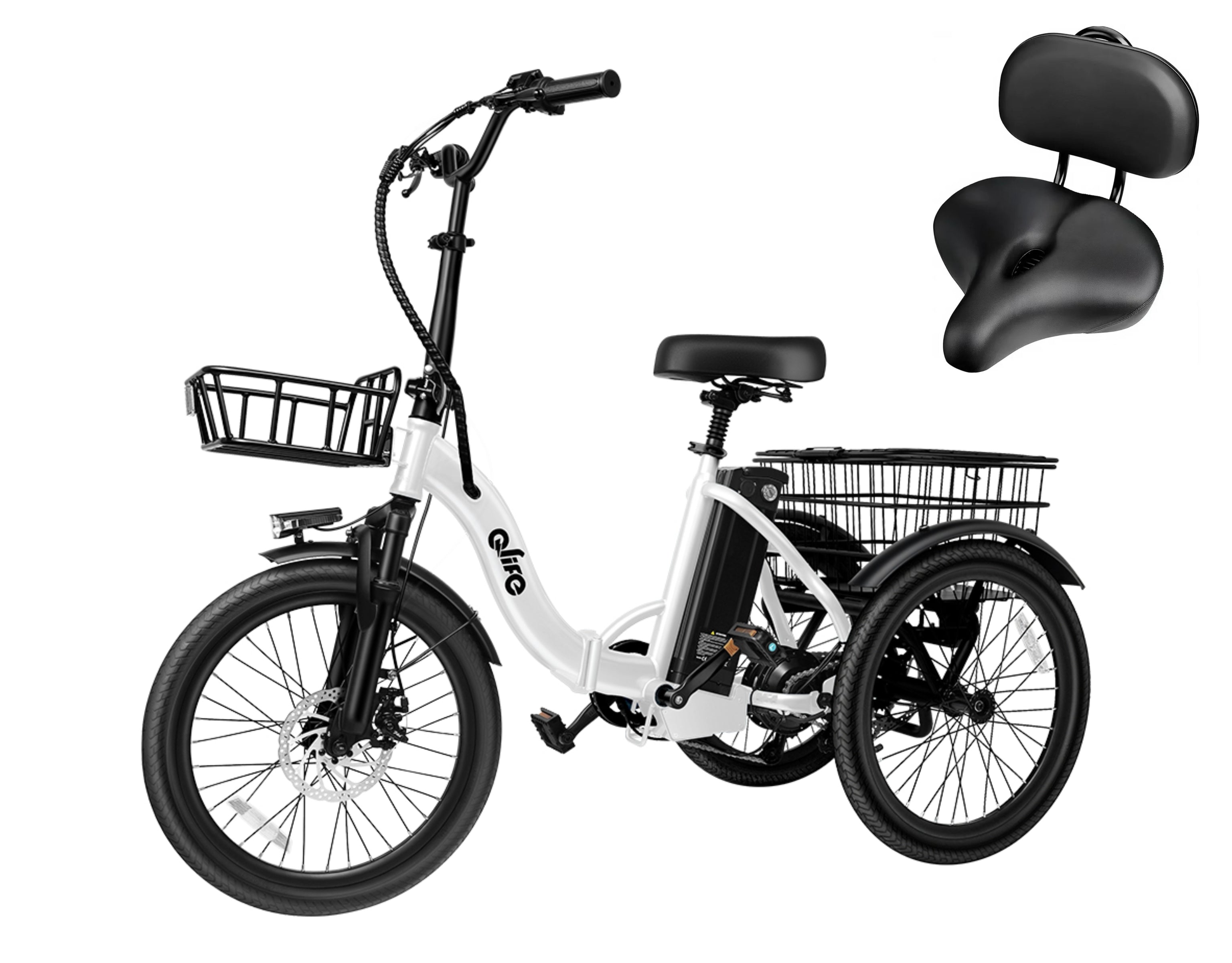 Triker Folding 3 Wheels Electric Bike