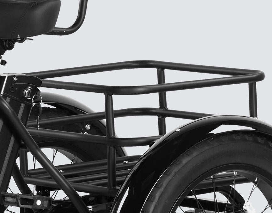 Large Rear Basket for Heavy-Duty Cargo Storage