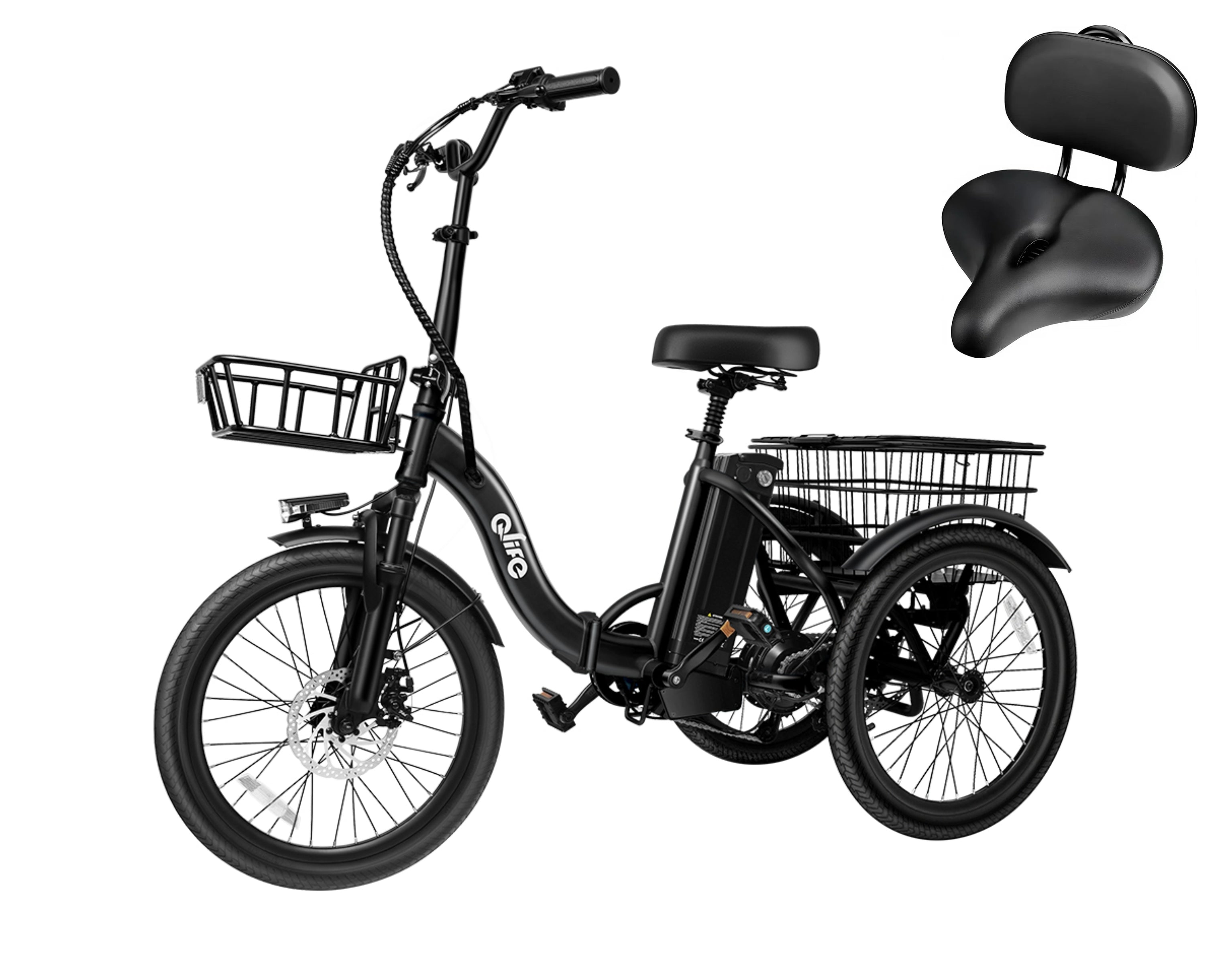 Triker Folding 3 Wheels Electric Bike