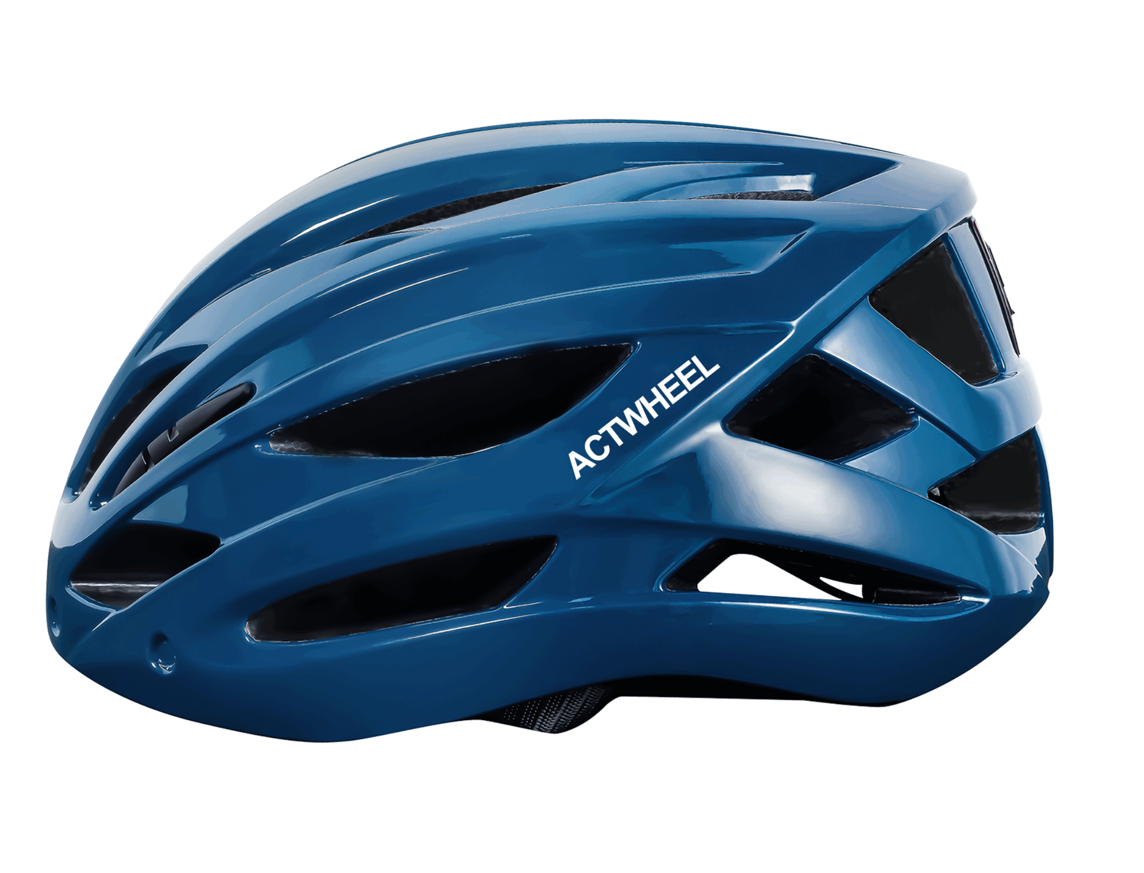 ACTWHEEL Adult Bike Helmet with USB Rechargeable LED Front and Back Light