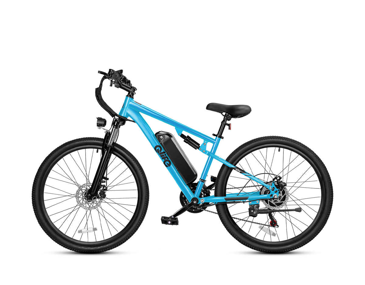 Racer Ultra Step-Over Full-Suspension Mountain eBike for Adults