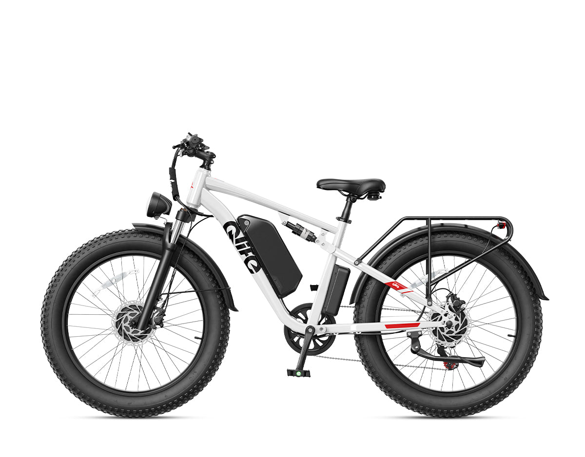 Racer Max Dual Motor 26x4.0'' Fat Tire Electric Bike for Adults