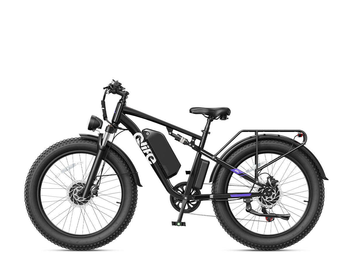 Racer Max Dual Motor 26x4.0'' Fat Tire Electric Bike for Adults
