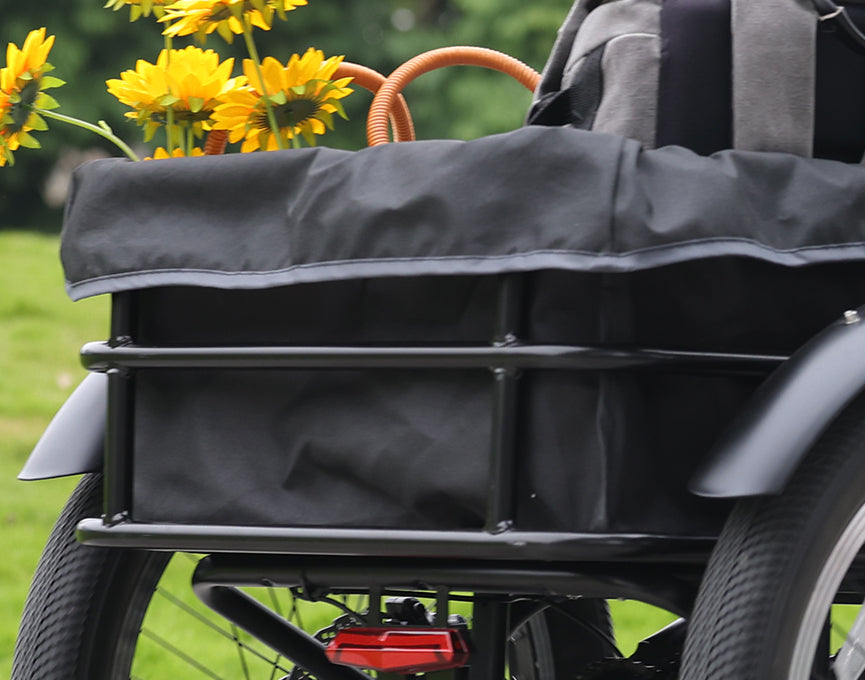 Large Rear Basket for Heavy-Duty Cargo Storage