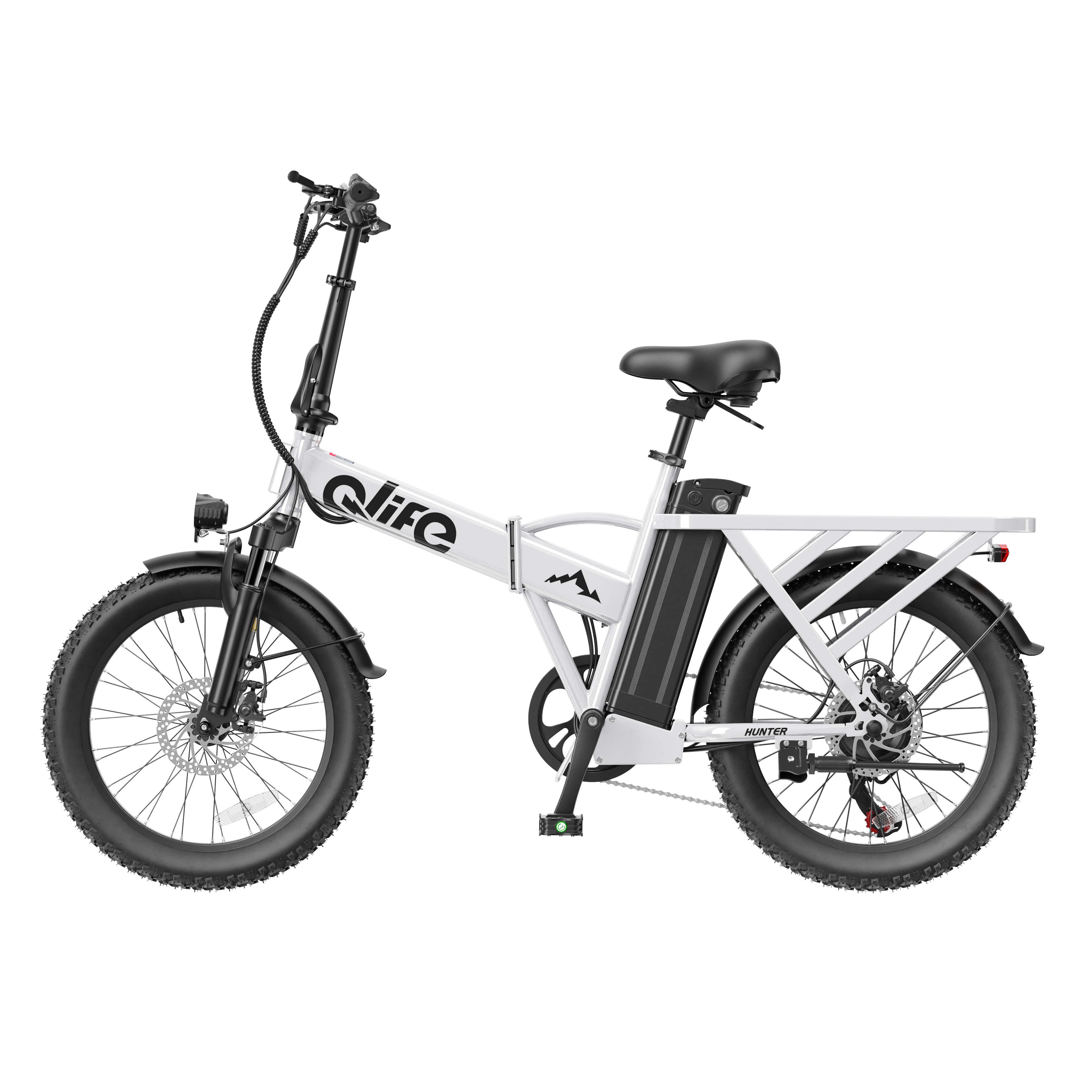 Hunter All-Terrain Folding Electric Bike for Adults