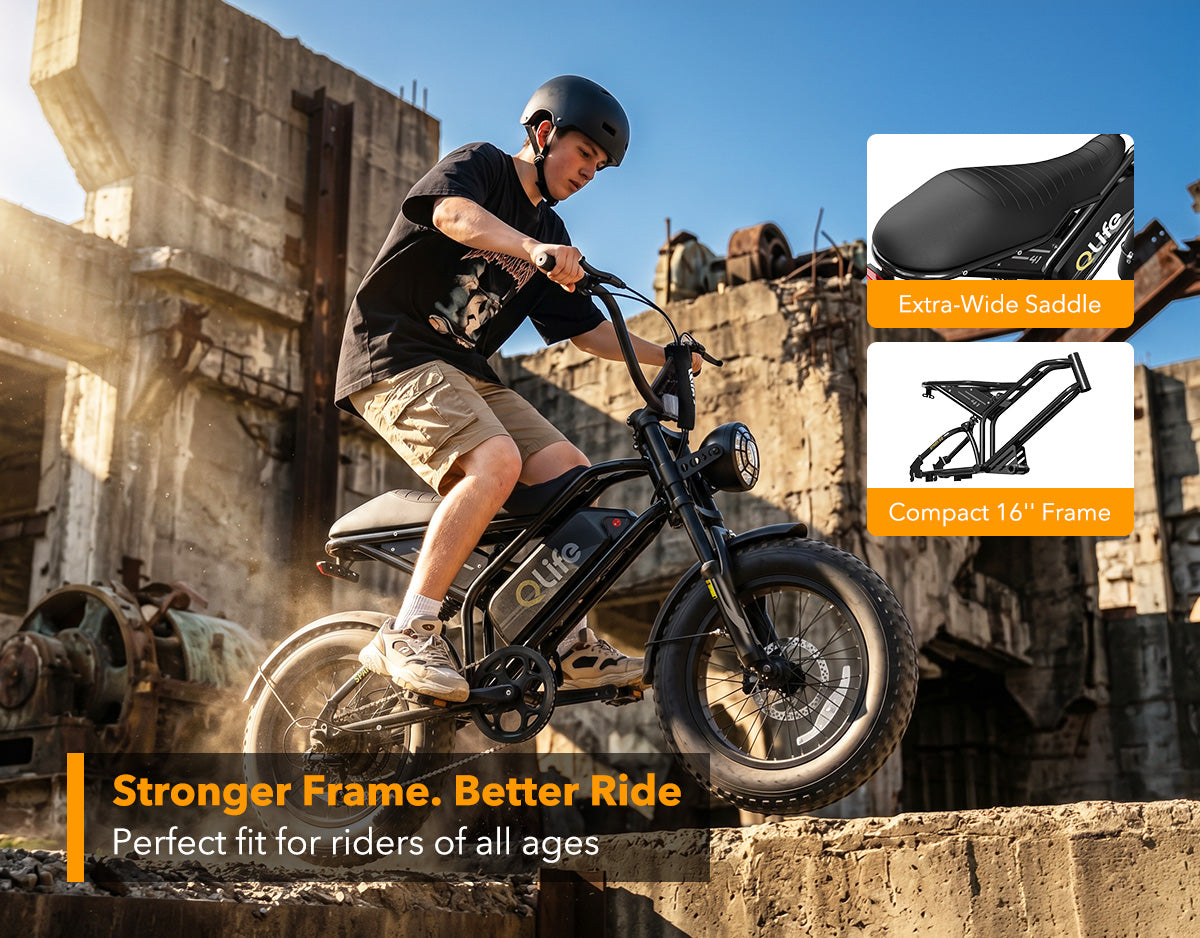 Spark D2 16x4.0" Moped-Style E-Bike