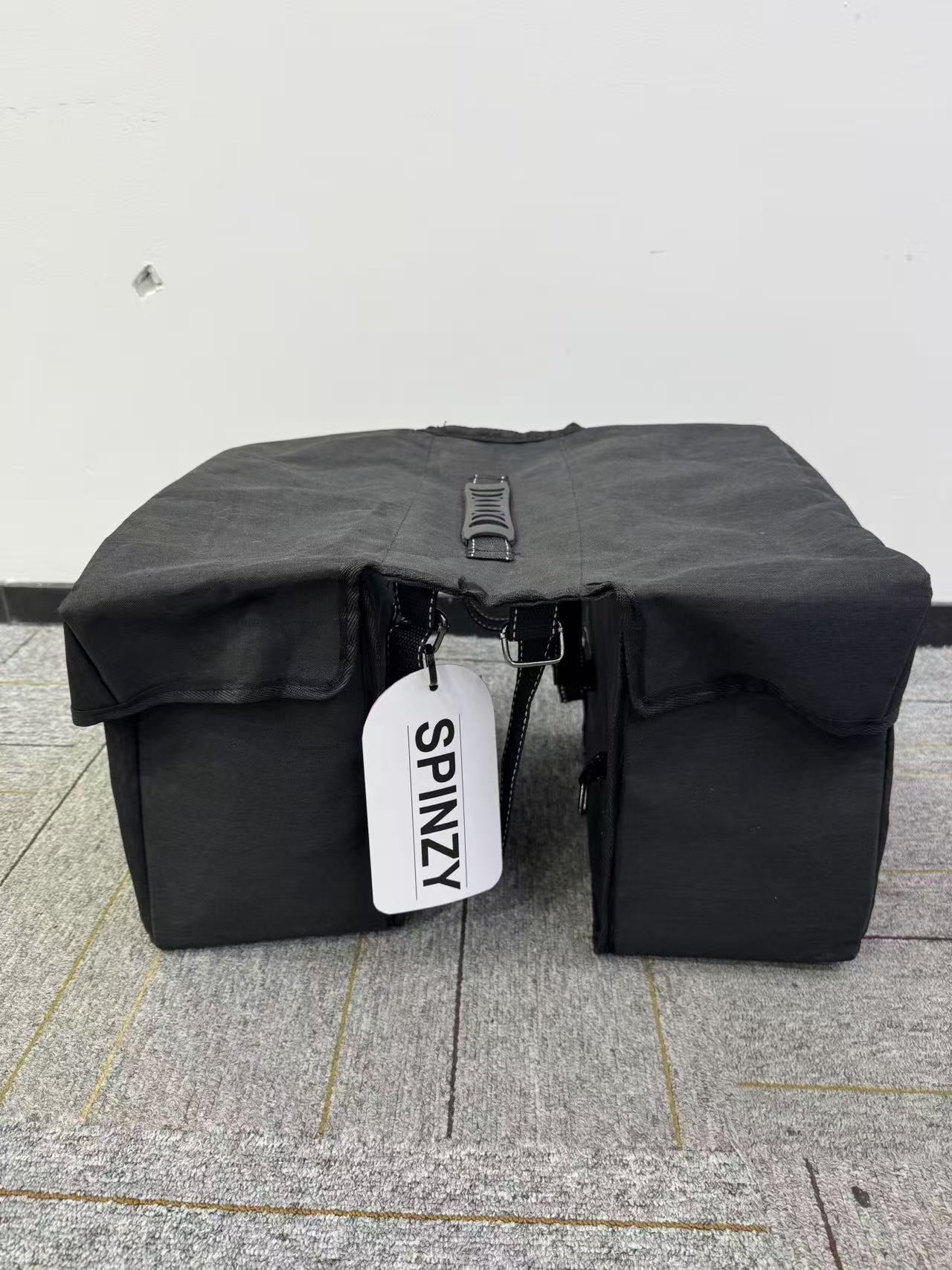 SPINZY Bike Panniers Bag – Large Capacity Saddlebags Adapted for Bicycles, Pannier Bags for Bicycles, Rear Rack Ebike Saddle Bags, Bike Rack Bag, Black