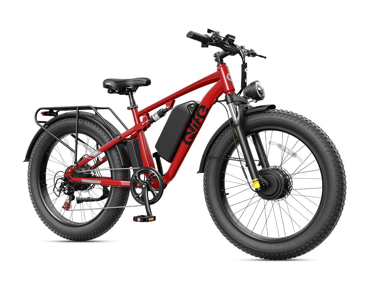 Racer Max Dual Motor 26x4.0'' Fat Tire Electric Bike for Adults