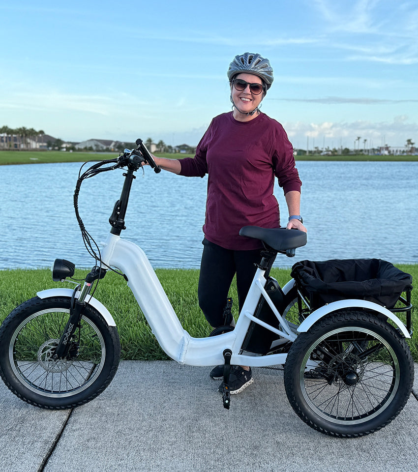 Triker Pro Folding 3 Wheels Electric Bike