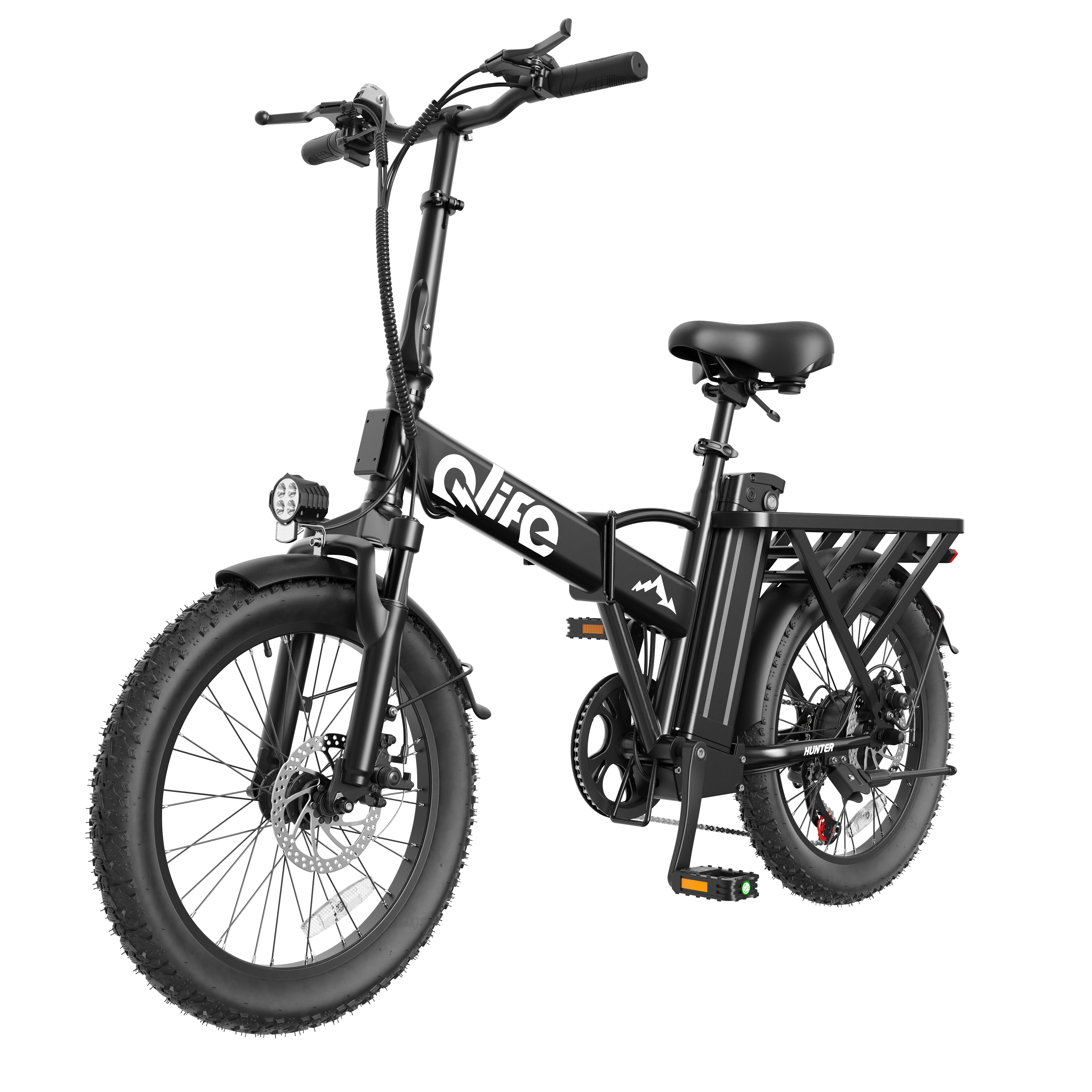 Hunter All-Terrain Folding Electric Bike for Adults