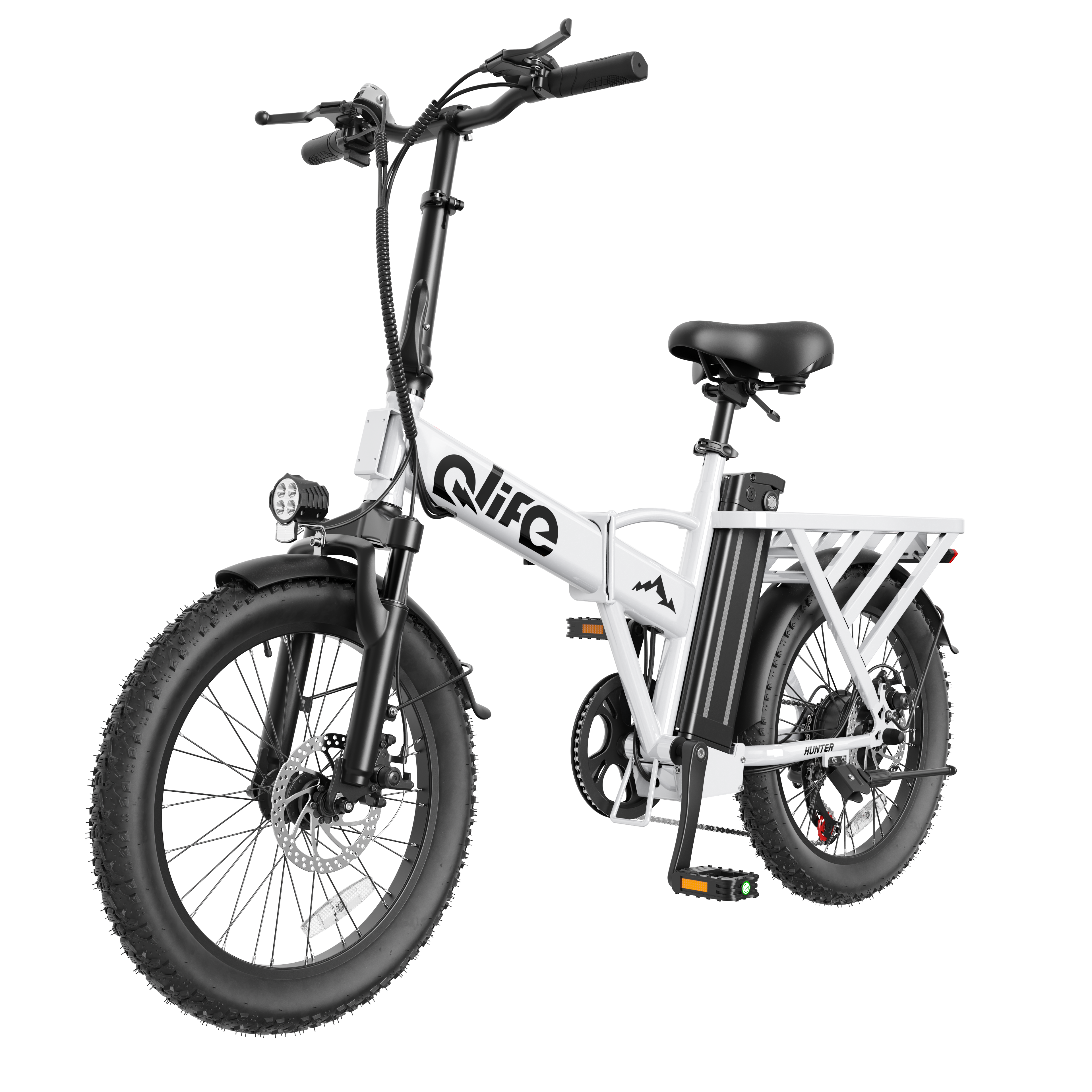 Hunter All-Terrain Folding Electric Bike for Adults