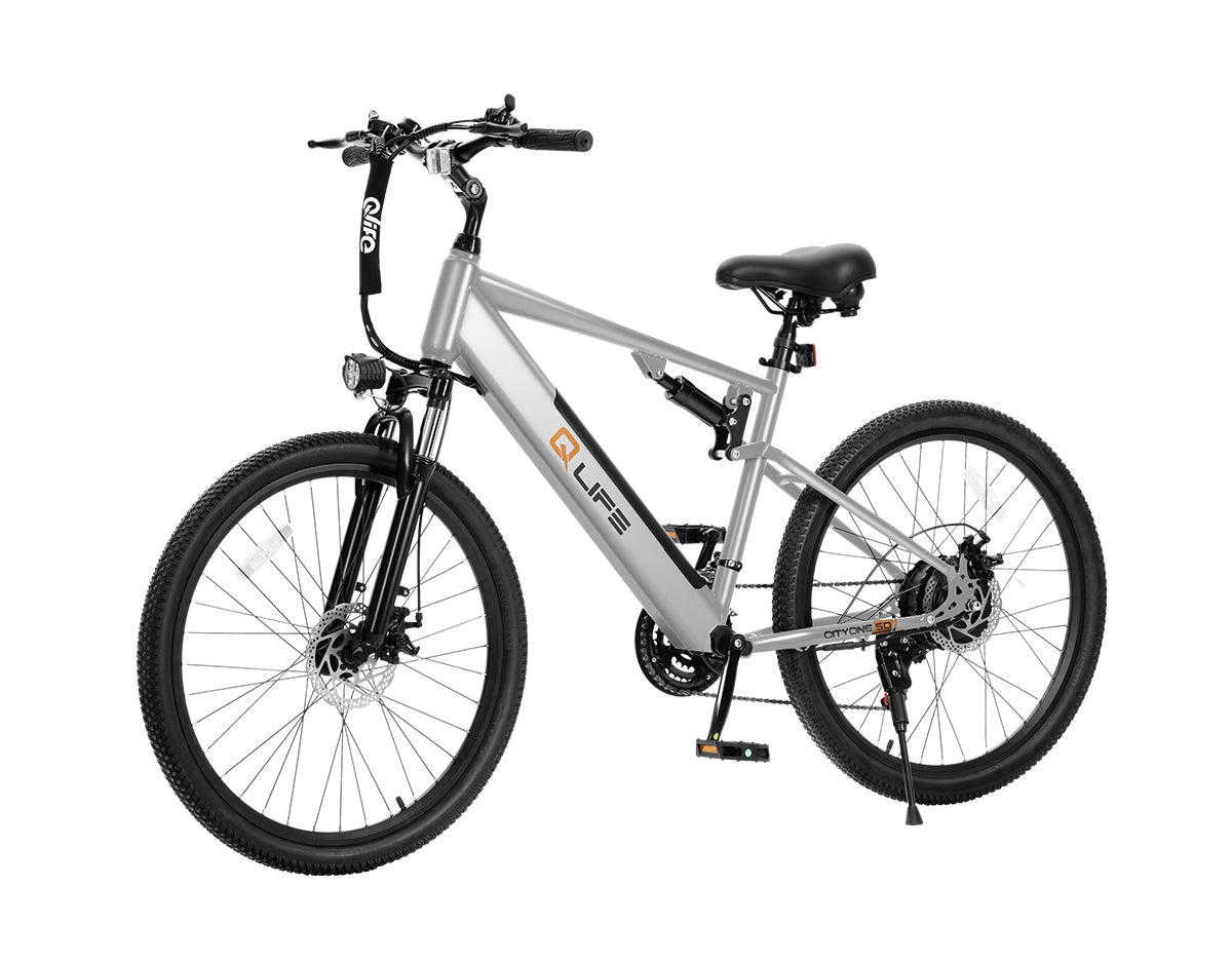 Cityone Step Over Ultra Full Suspension Mountain eBike for Adults