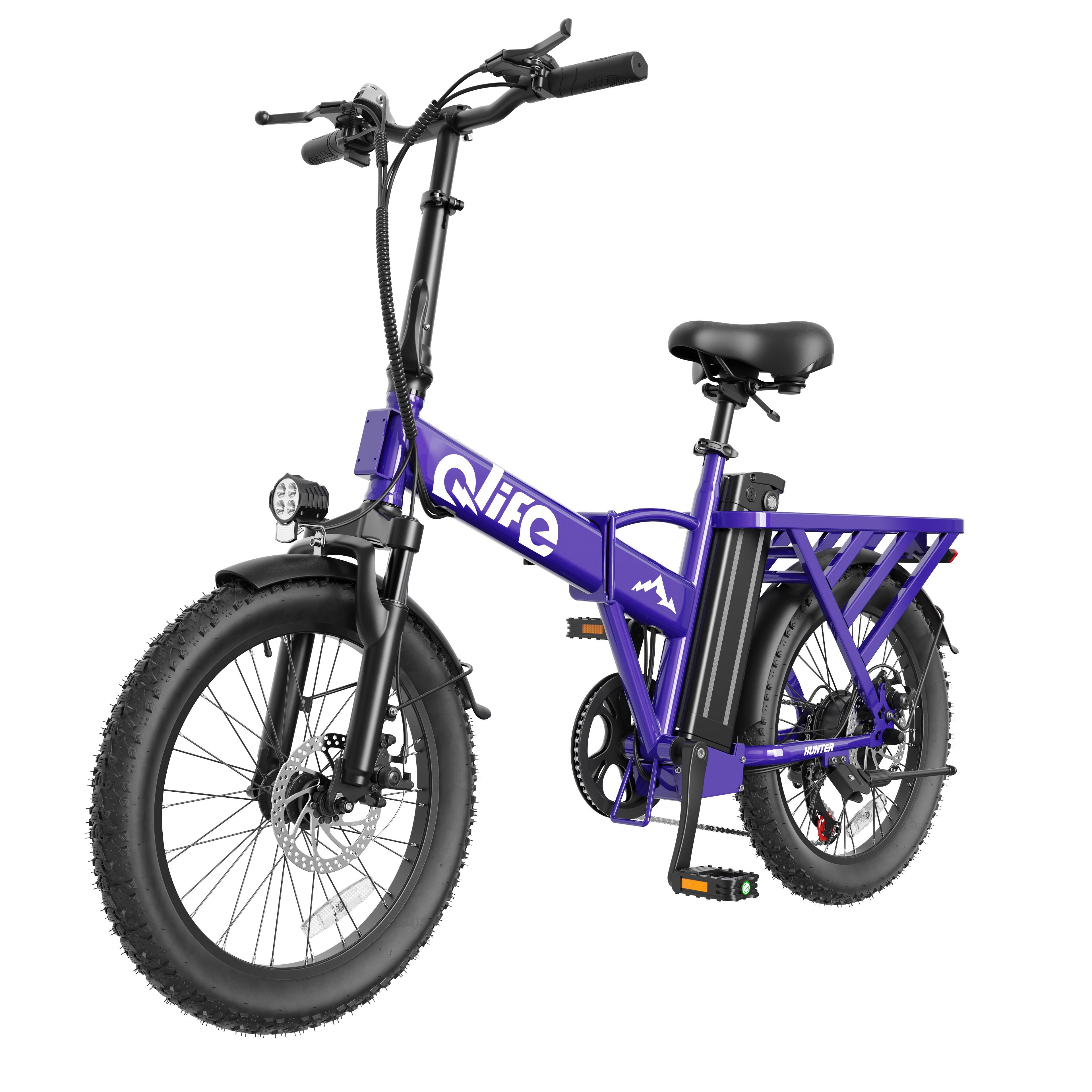 Hunter All-Terrain Folding Electric Bike for Adults
