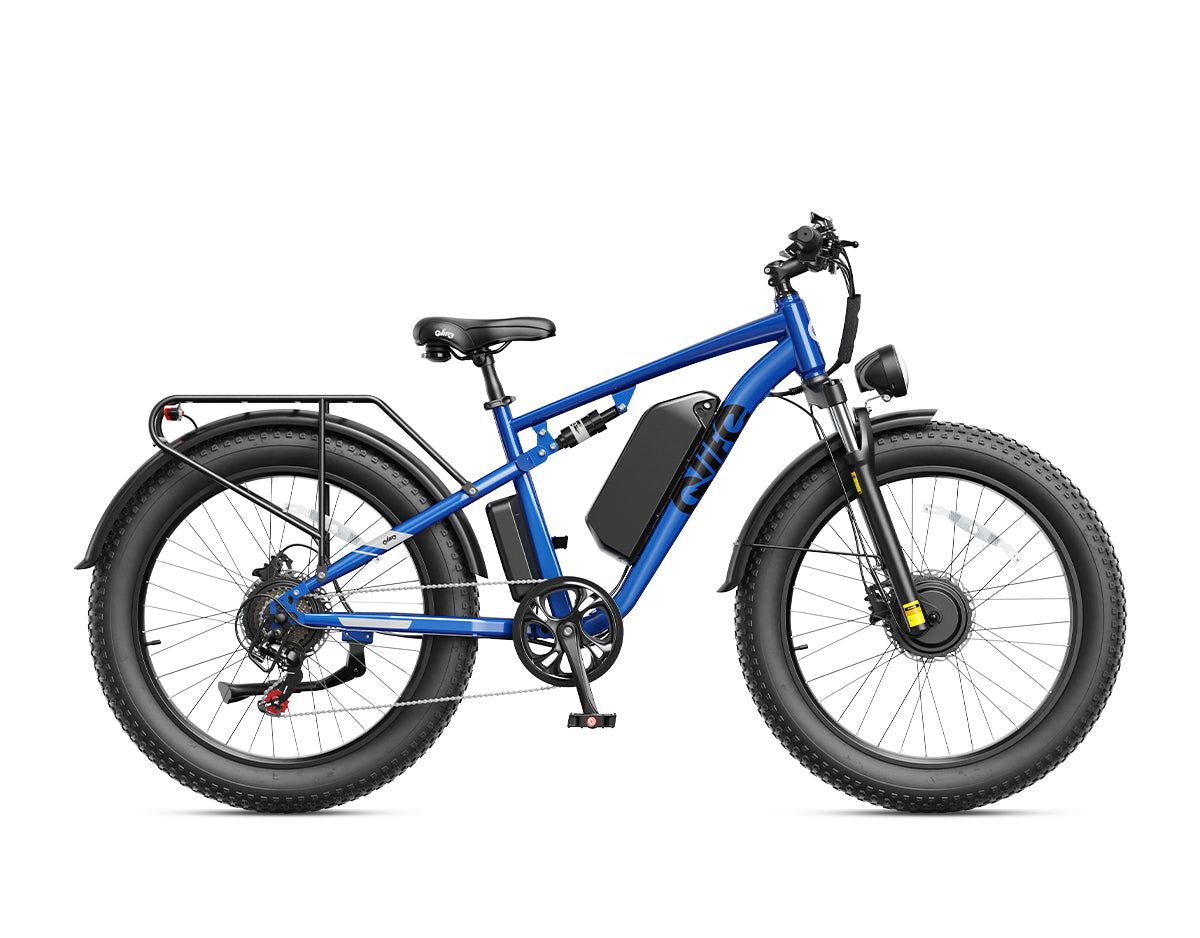 Racer Max Dual Motor 26x4.0'' Fat Tire Electric Bike for Adults