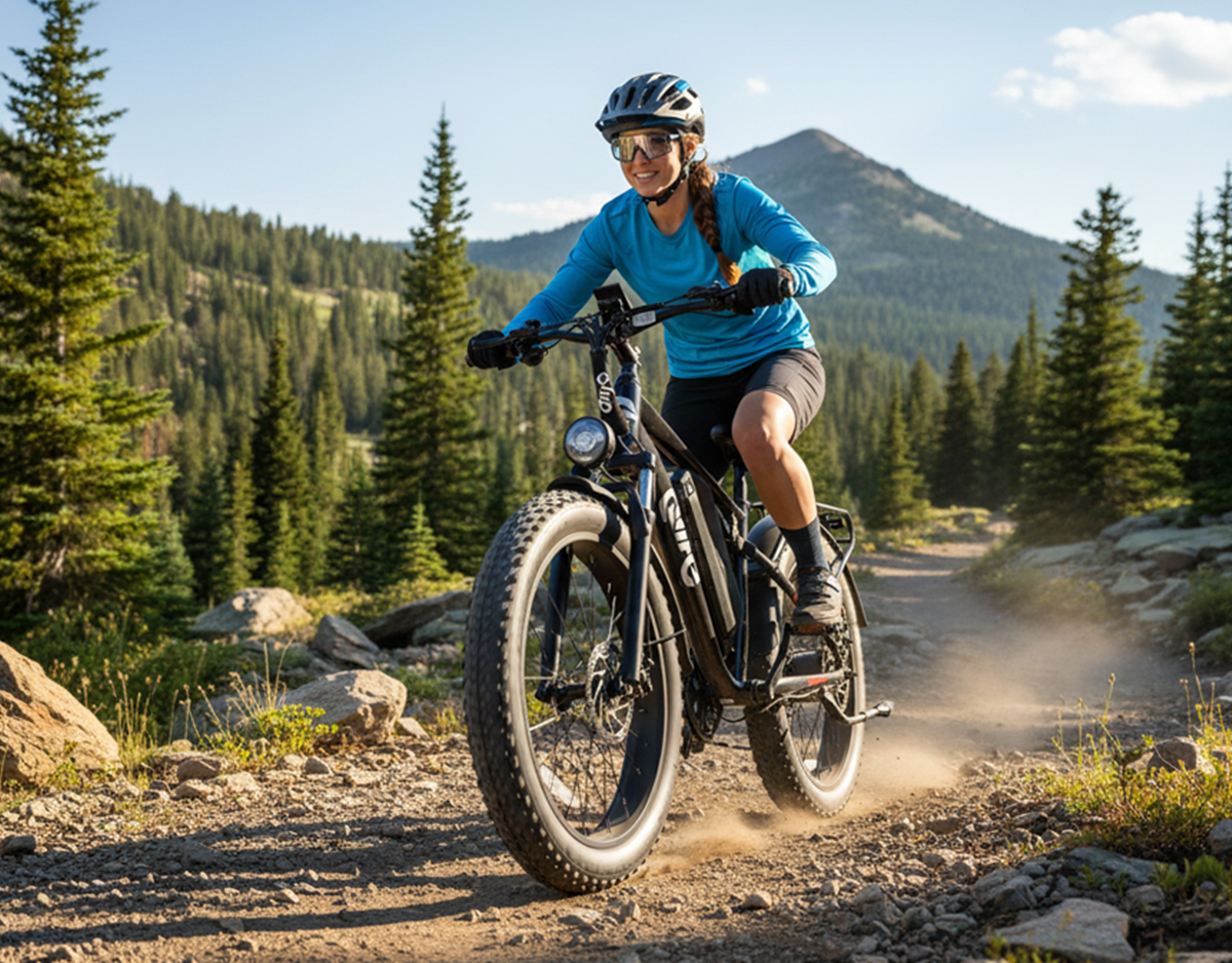 Racer Plus 26x4.0'' Fat Tire 2.0 Electric Bike For Adults