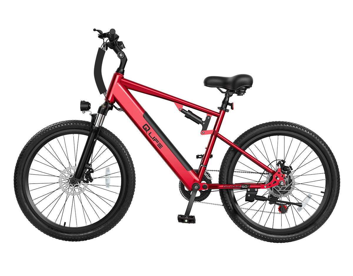 Cityone Step Over Ultra Full Suspension Mountain eBike for Adults