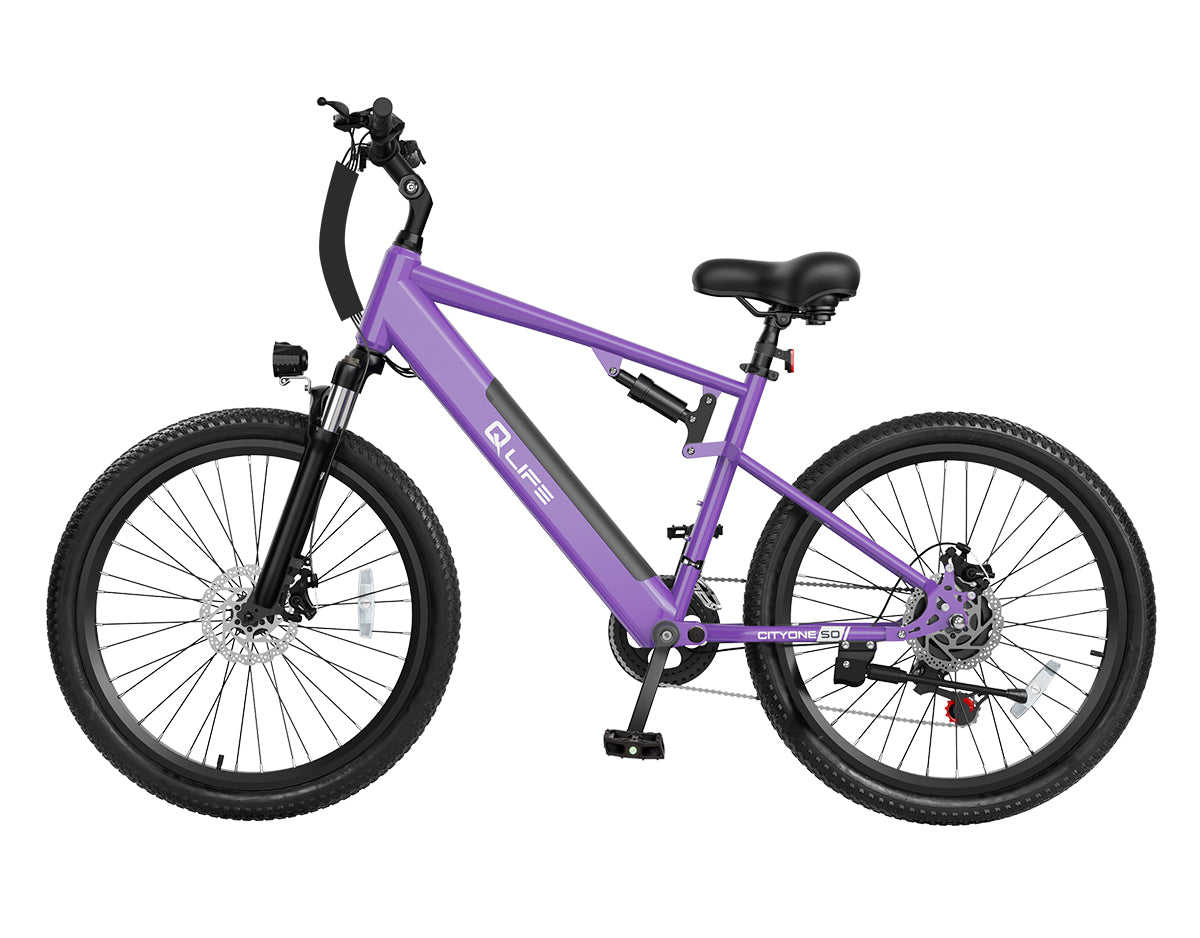 Cityone Step Over Ultra Full Suspension Mountain eBike for Adults