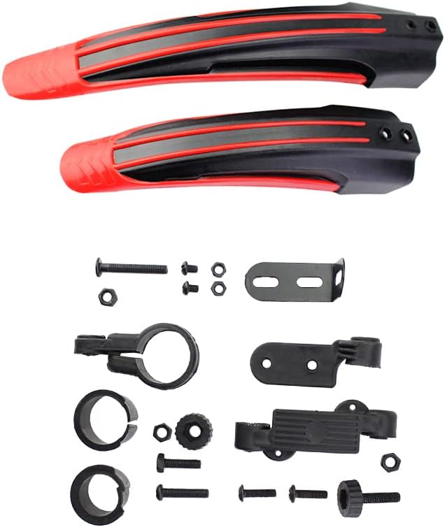 XYLORIDER Adjustable Road Mountain Bike Bicycle Cycling Tire Front/Rear Mud Guards Mudguard Fenders Set