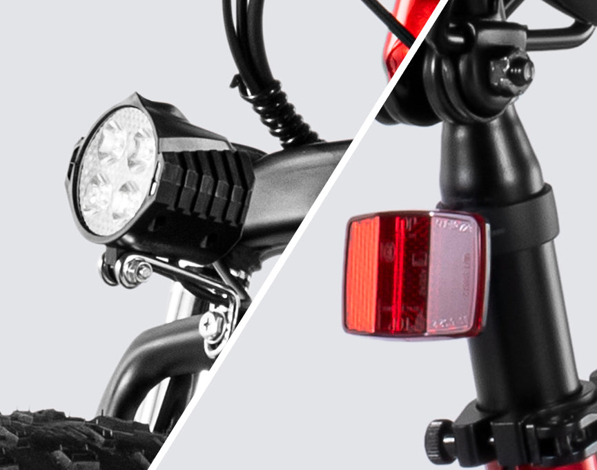 Front Light And Rear Reflector