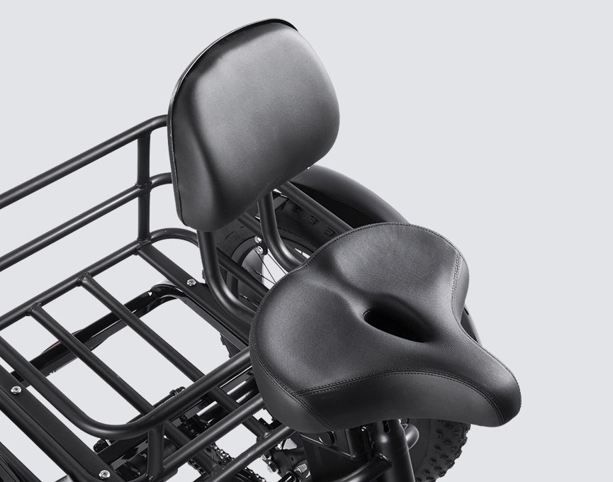 Extra-Wide Comfort Seat with Backrest Support