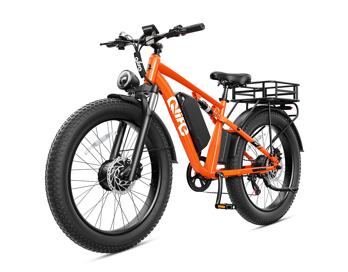 Racer Max Dual Motor 26x4.0'' Fat Tire Electric Bike for Adults