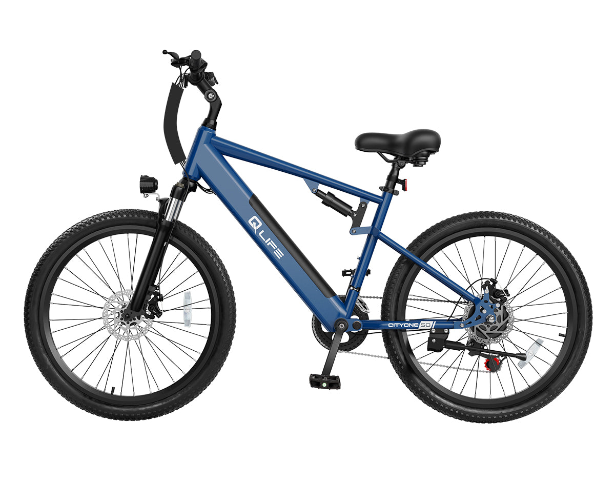 Cityone Step Over Ultra Full Suspension Mountain eBike for Adults