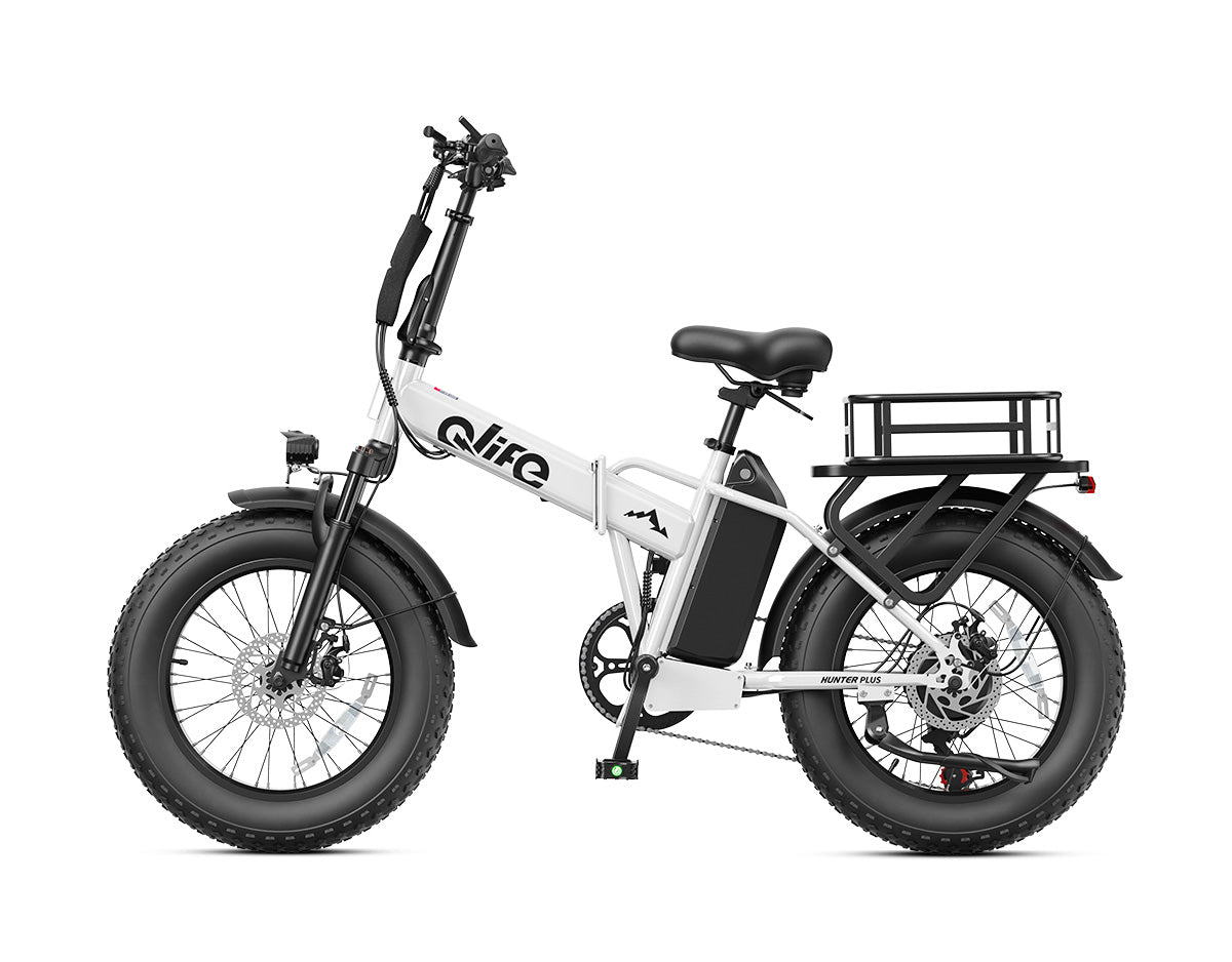 Hunter Plus All-Terrain Folding Electric Bike for Adults