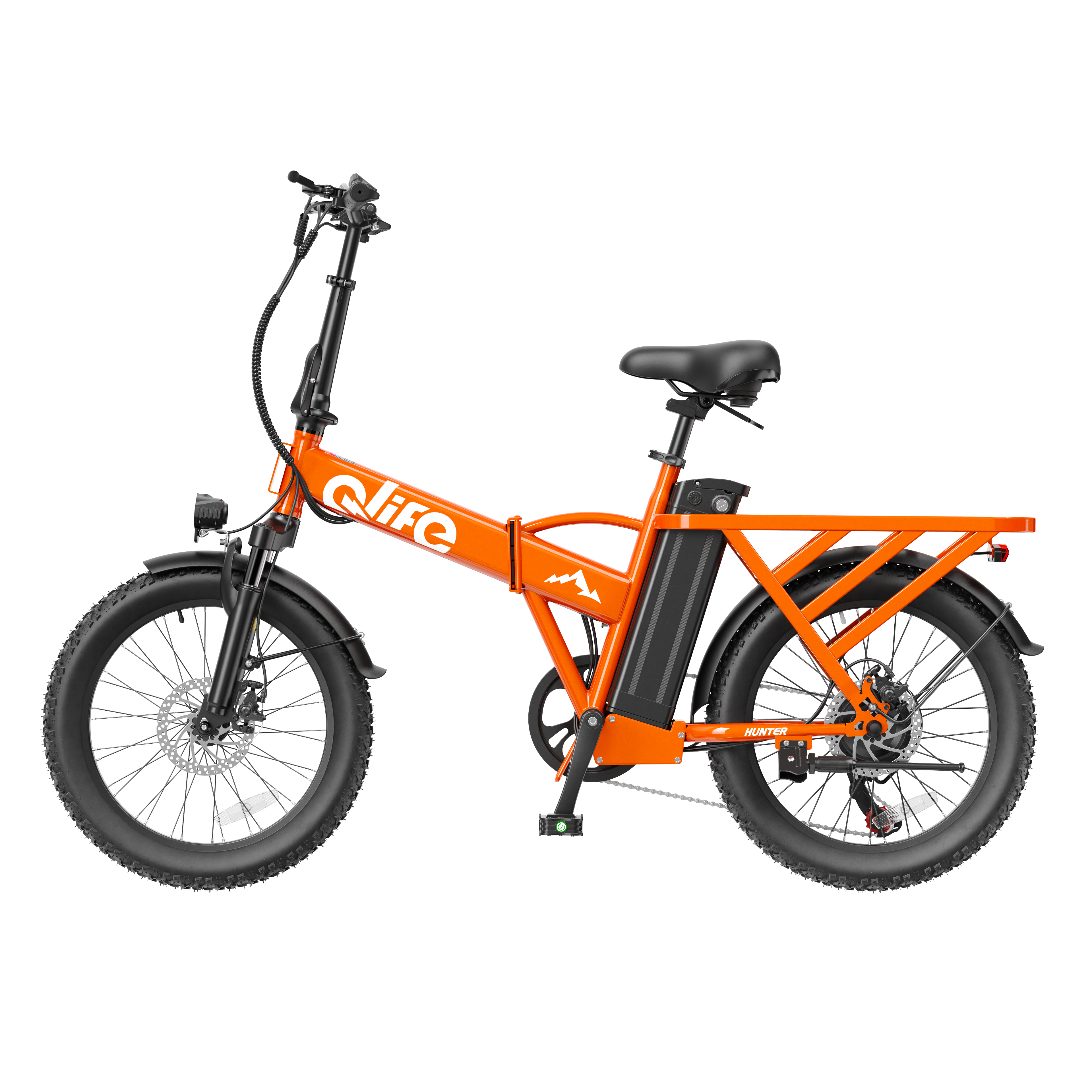 Hunter All-Terrain Folding Electric Bike for Adults