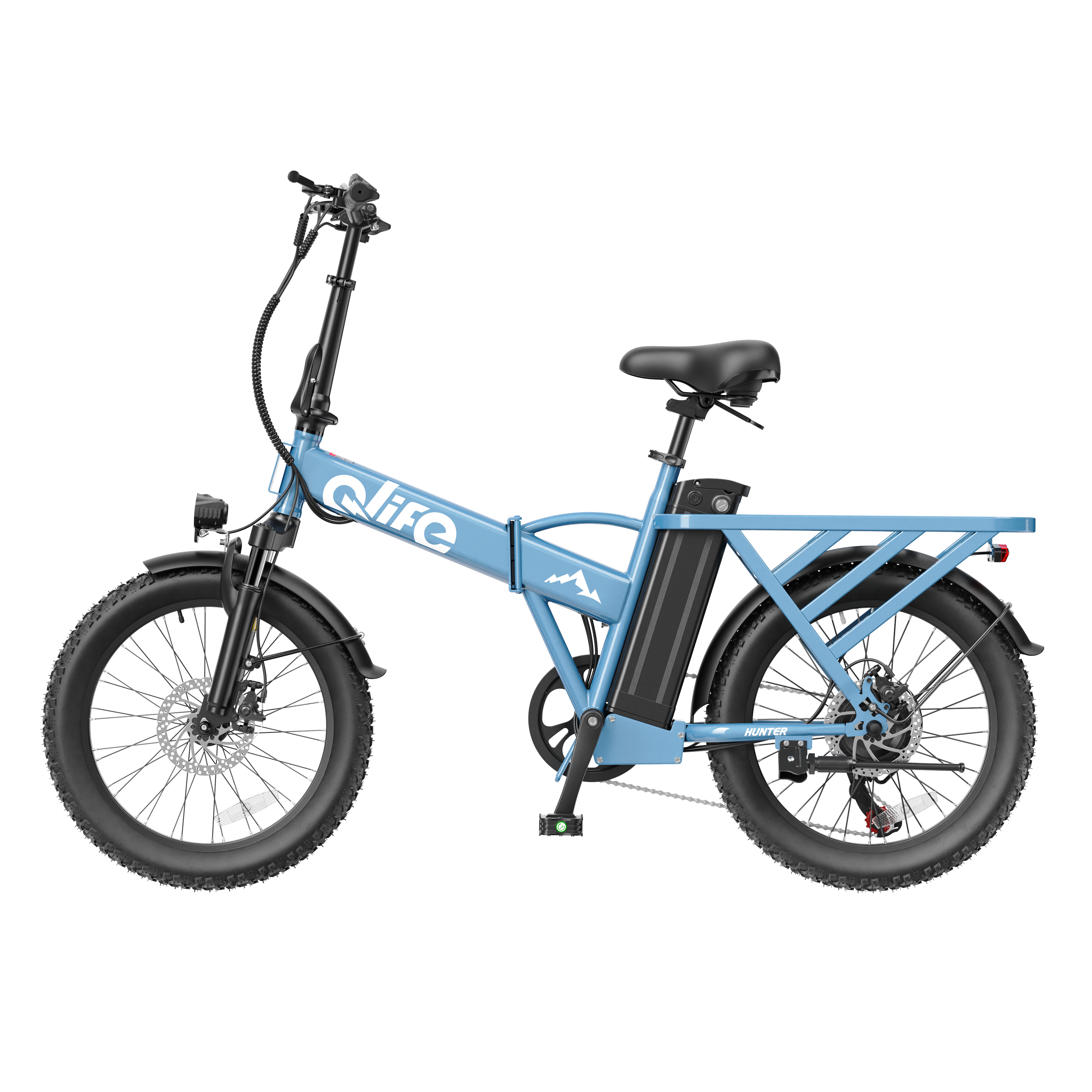 Hunter All-Terrain Folding Electric Bike for Adults
