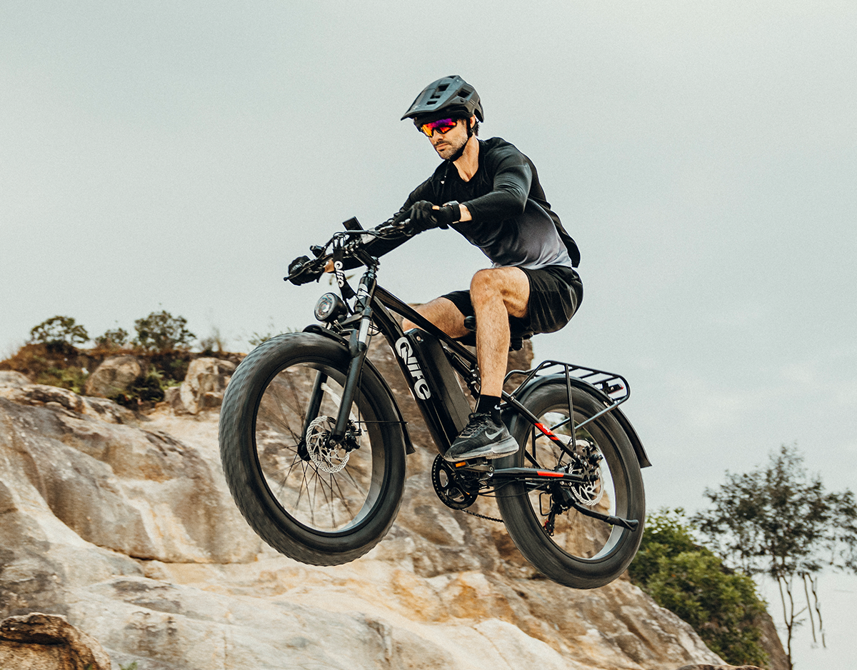 Racer Plus 26x4.0'' Fat Tire 2.0 Electric Bike For Adults