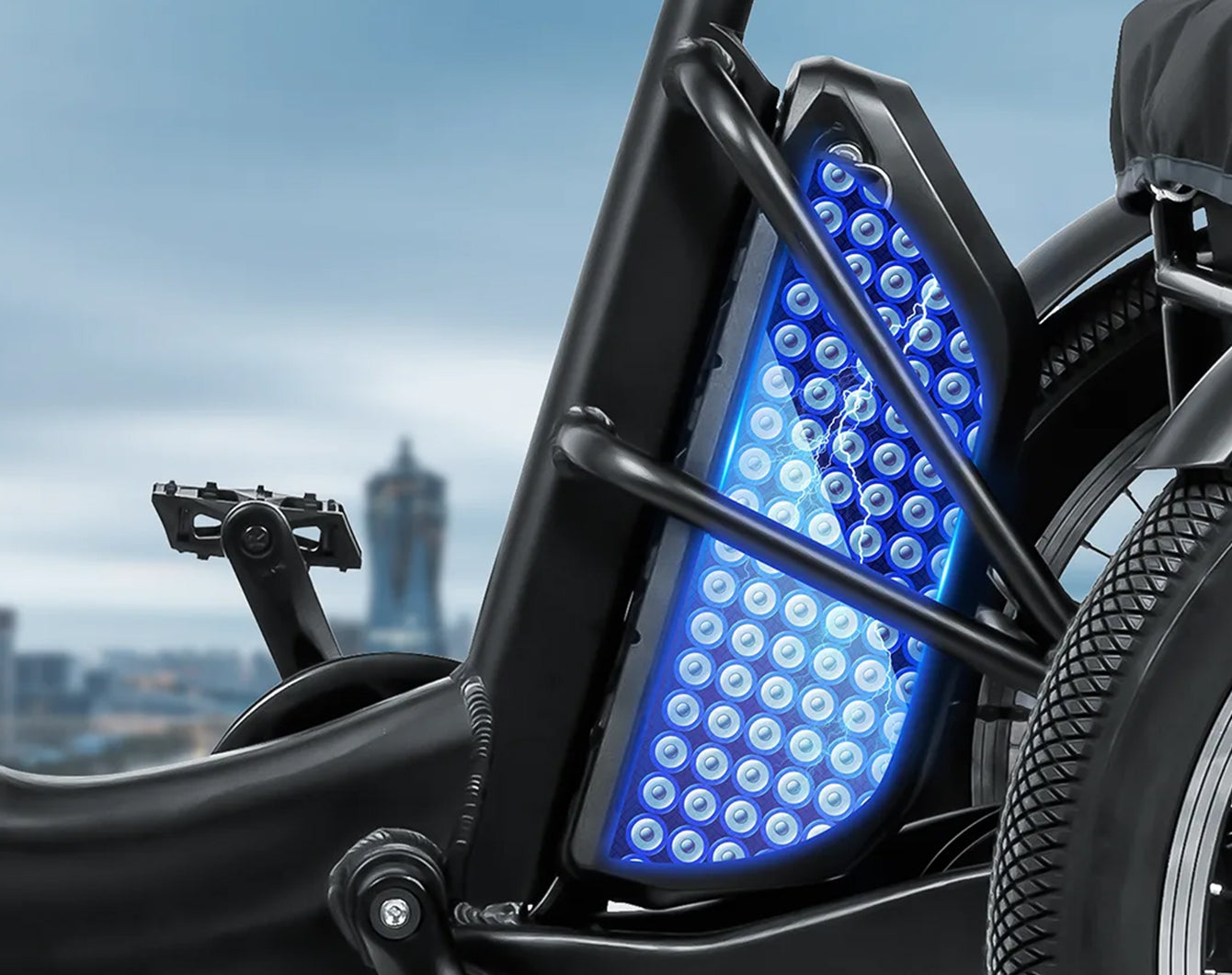 Max RangeLong-Lasting & Removable Battery for Extended Rides