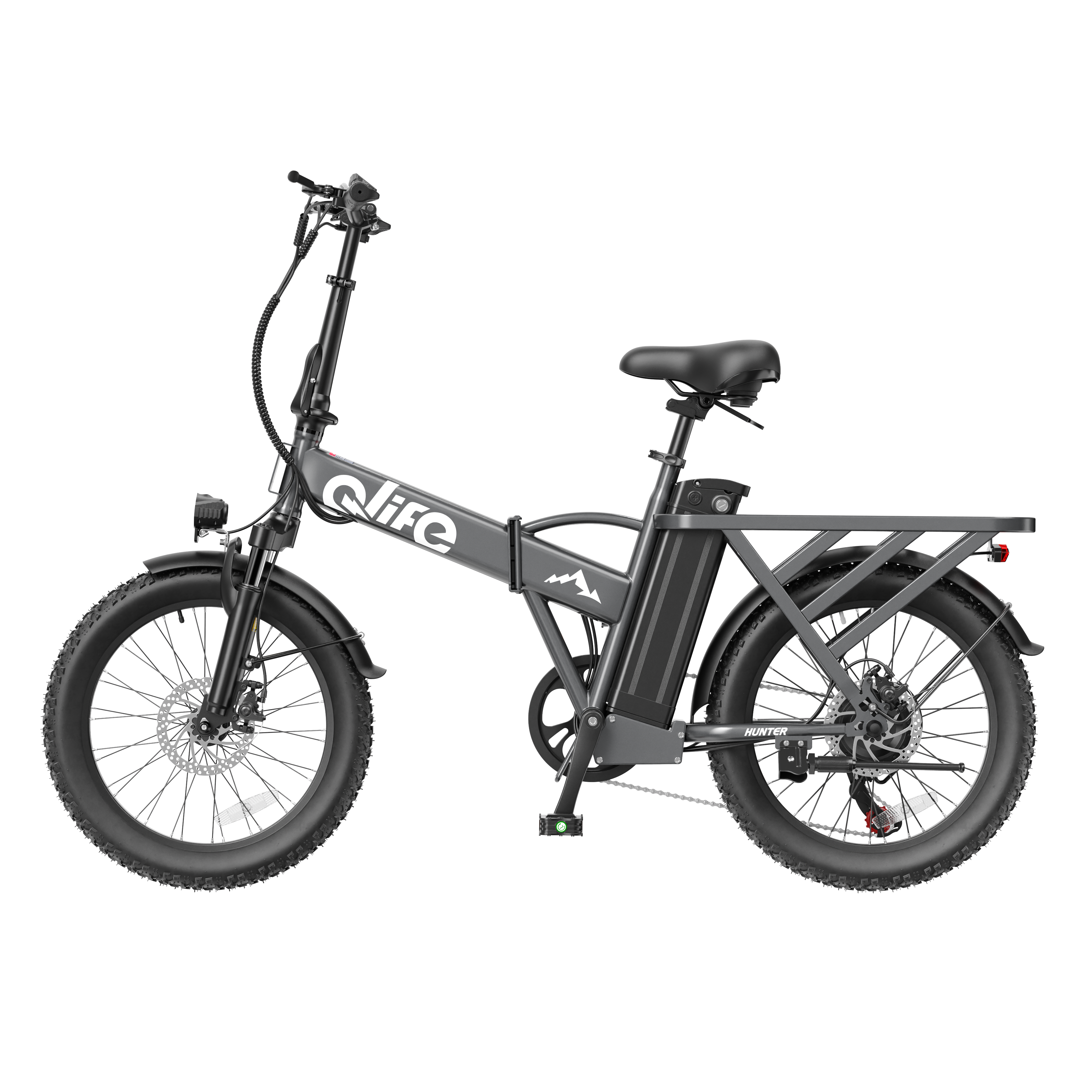 Hunter All-Terrain Folding Electric Bike for Adults