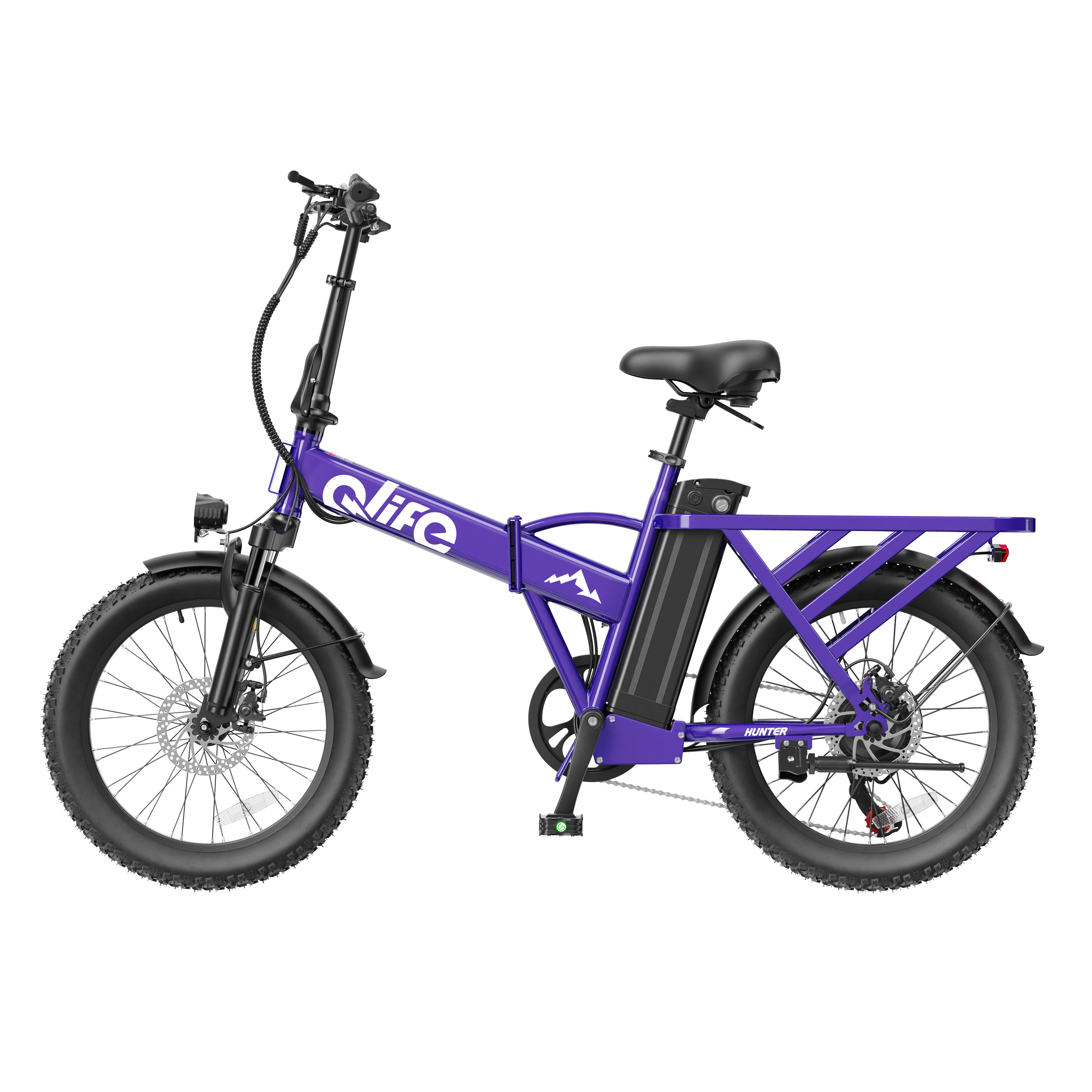 Hunter All-Terrain Folding Electric Bike for Adults