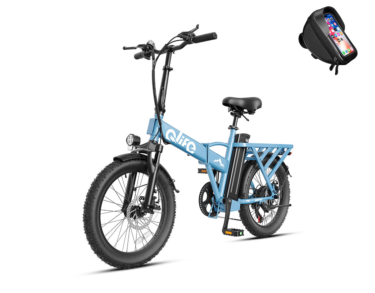 Hunter All-Terrain Folding Electric Bike for Adults