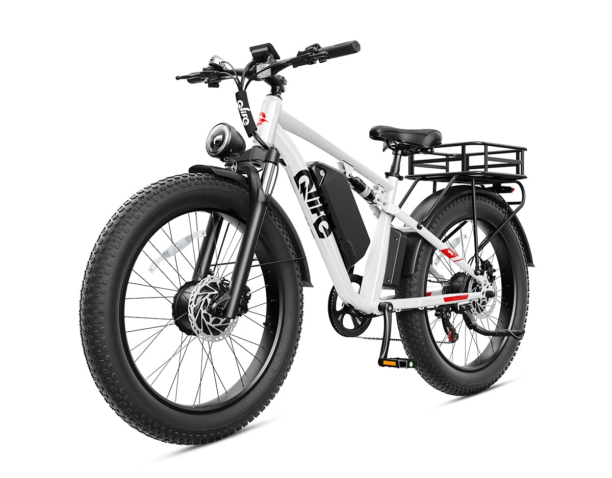 Racer Max Dual Motor 26x4.0'' Fat Tire Electric Bike for Adults
