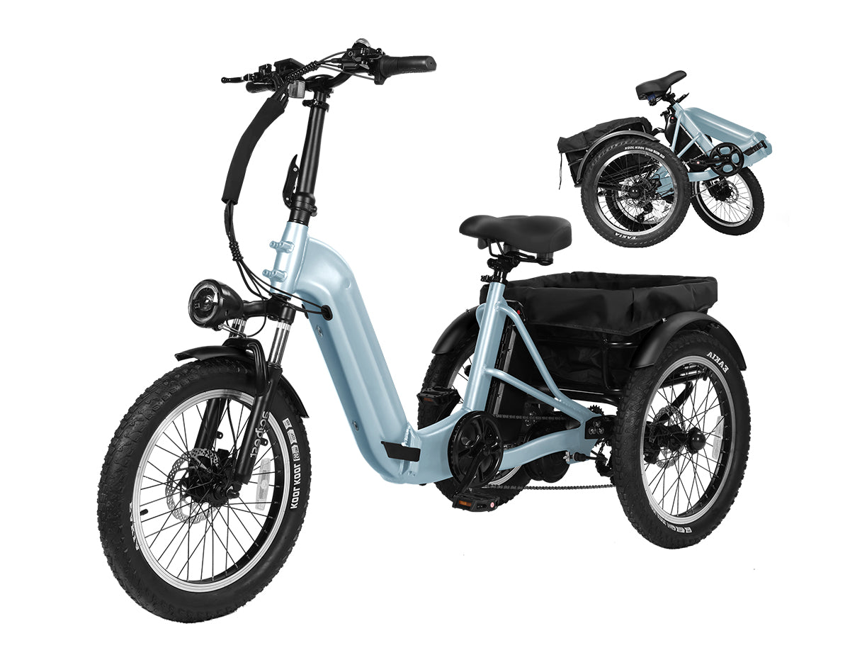 Triker Pro Folding 3 Wheels Electric Bike