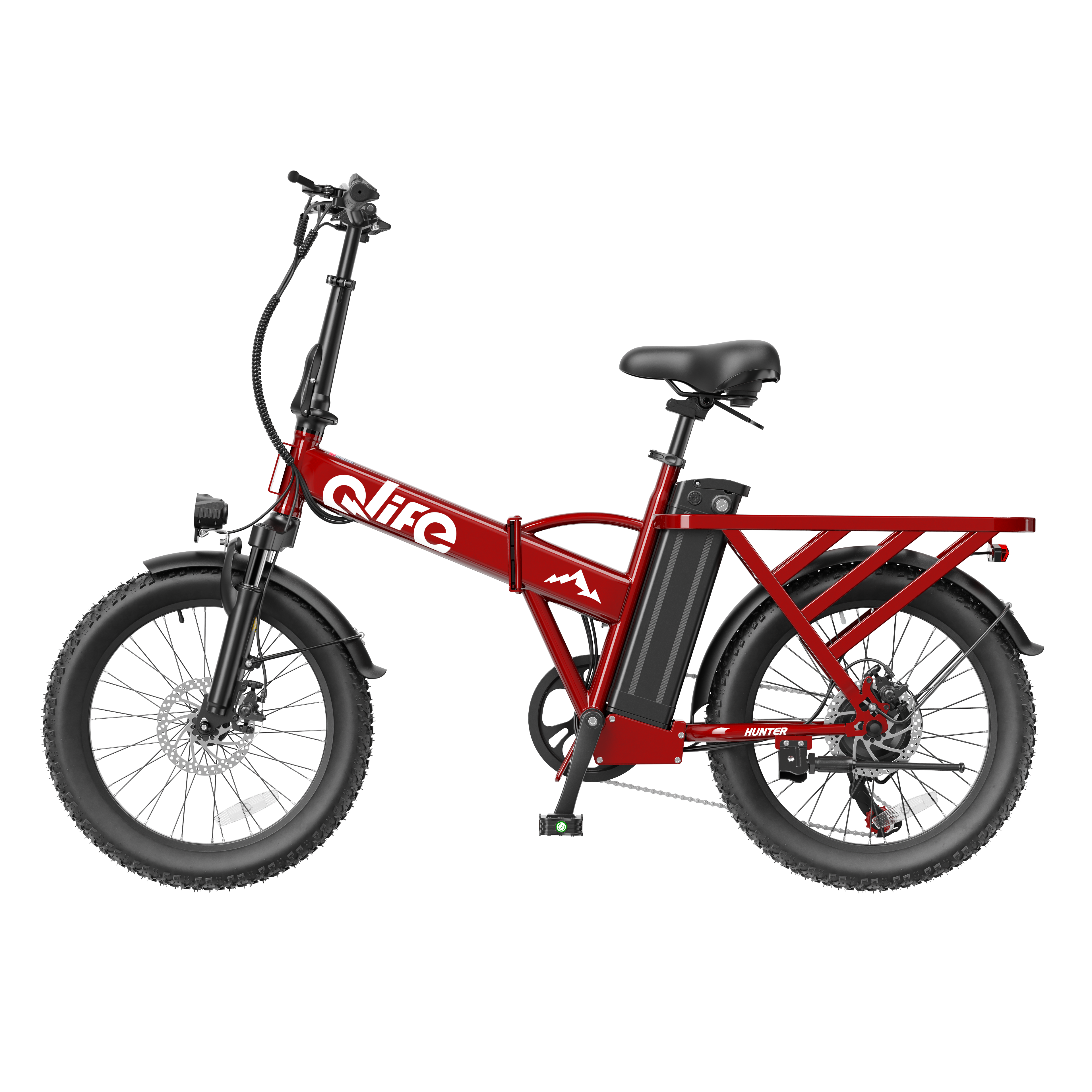 Hunter All-Terrain Folding Electric Bike for Adults