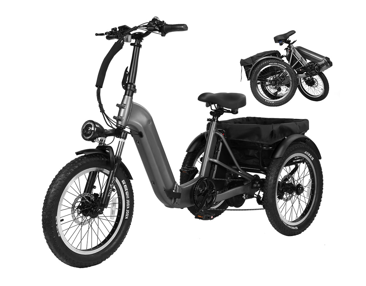 Triker Pro Folding 3 Wheels Electric Bike