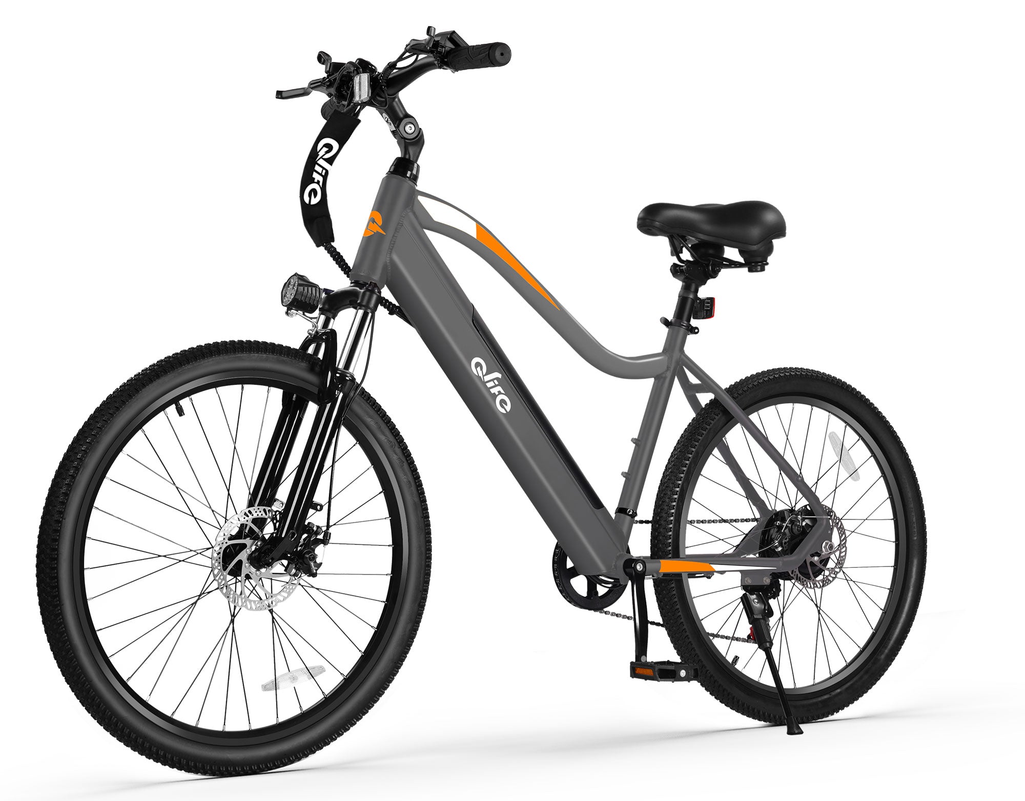 Cityone Step Over 2.0 Electric Mountain Bike, Classic Frame, Black