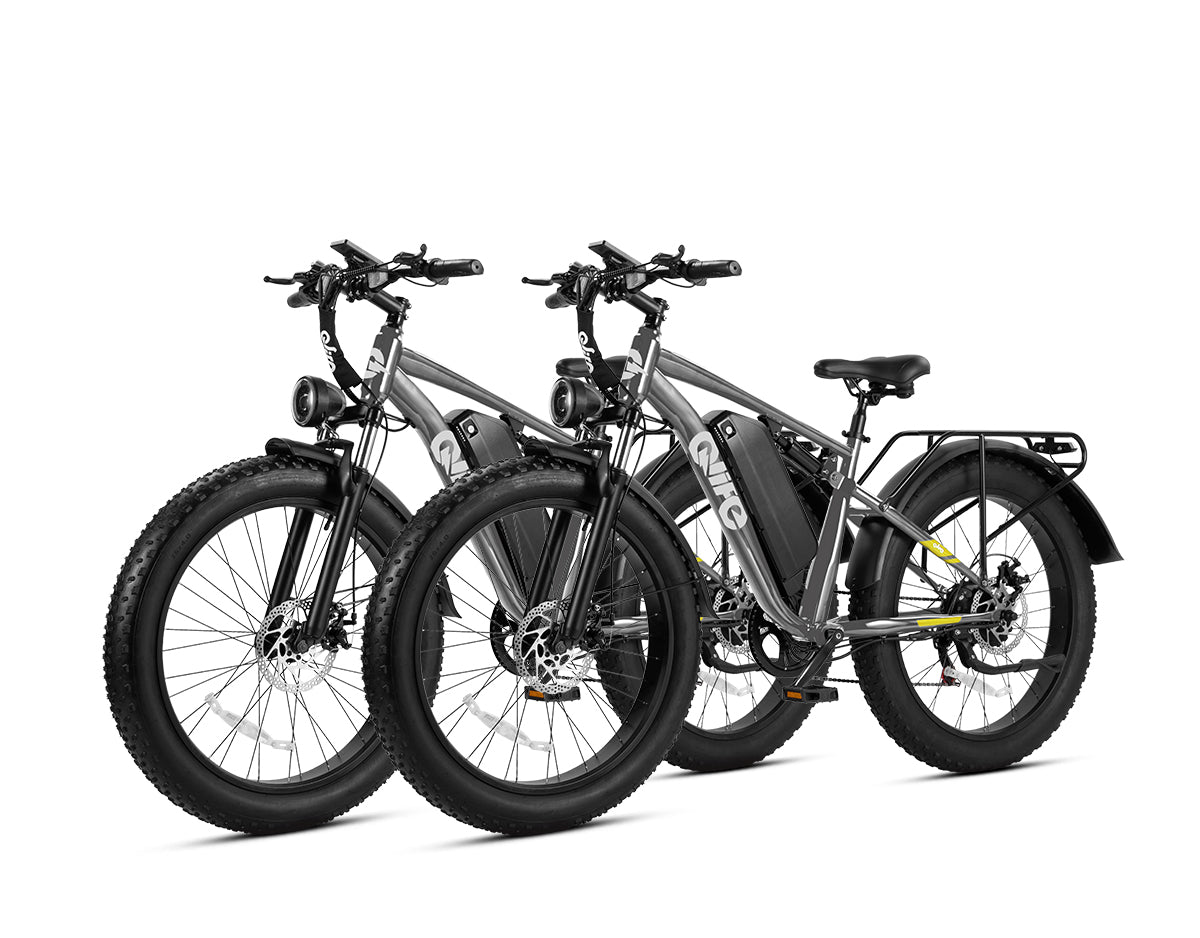 Qlife® Ebike Combo Sale Racer Plus 26x4.0'' Fat Tire 2.0 *2