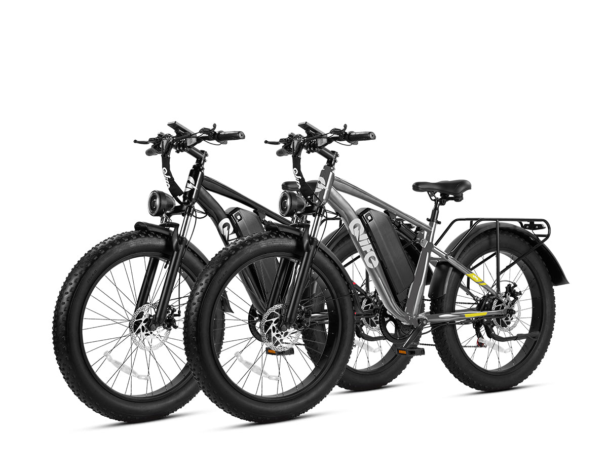 Qlife® Ebike Combo Sale Racer Plus 26x4.0'' Fat Tire 2.0 *2