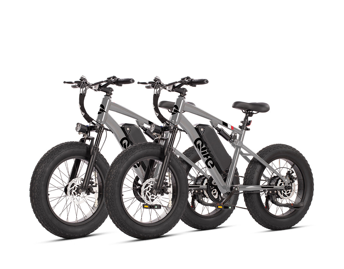 Qlife® Ebike Combo Sale Racer 20x4.0 Fat Tire 2.0*2