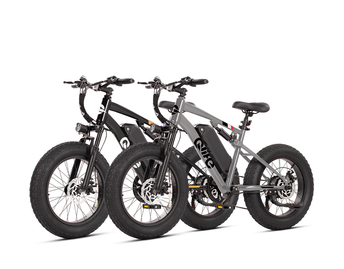 Qlife® Ebike Combo Sale Racer 20x4.0 Fat Tire 2.0*2