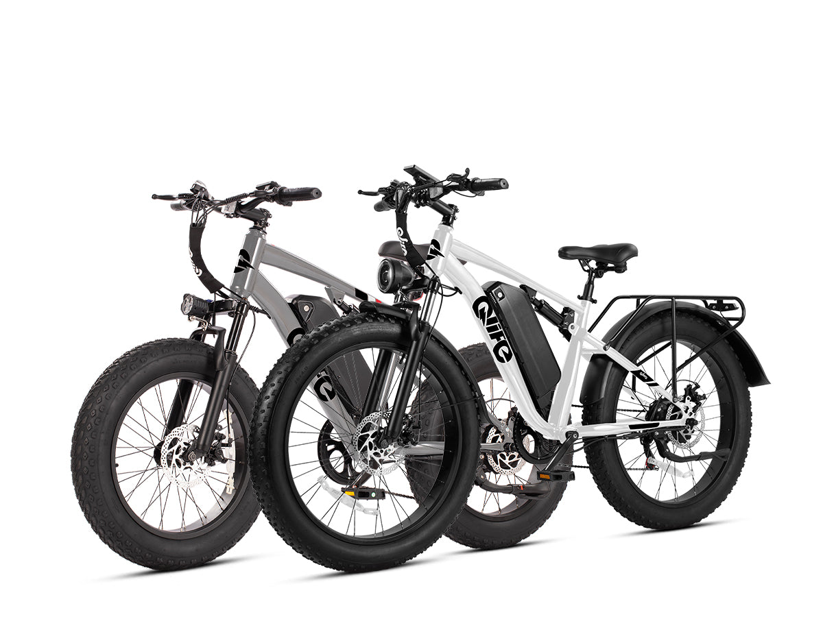 Qlife® Ebike Combo Sale Racer 20x4.0'' Fat Tire 2.0+Racer Plus 26x4.0'' Fat Tire 2.0