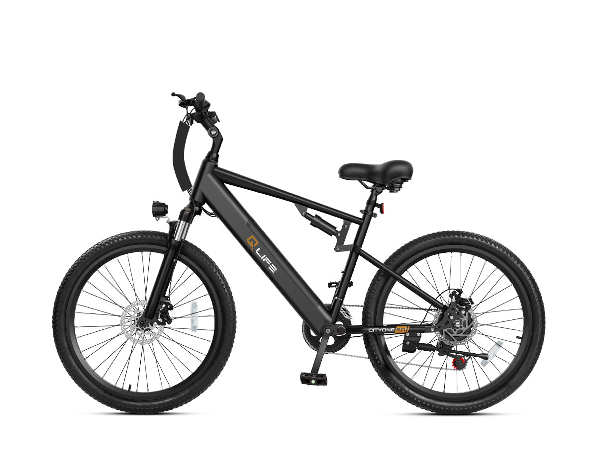 Cityone Step Over Ultra Full Suspension Mountain eBike for Adults