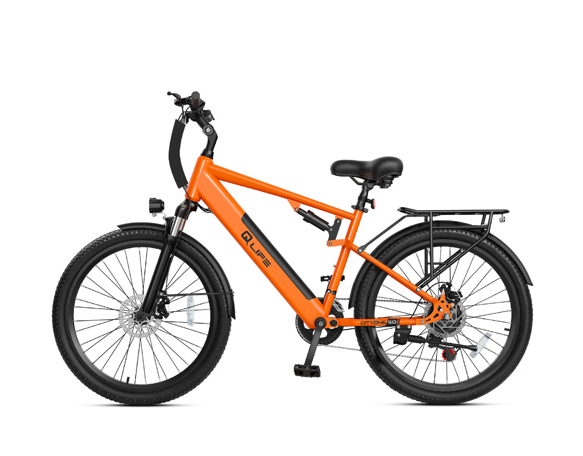 Cityone Step Over Ultra Full Suspension Mountain eBike for Adults
