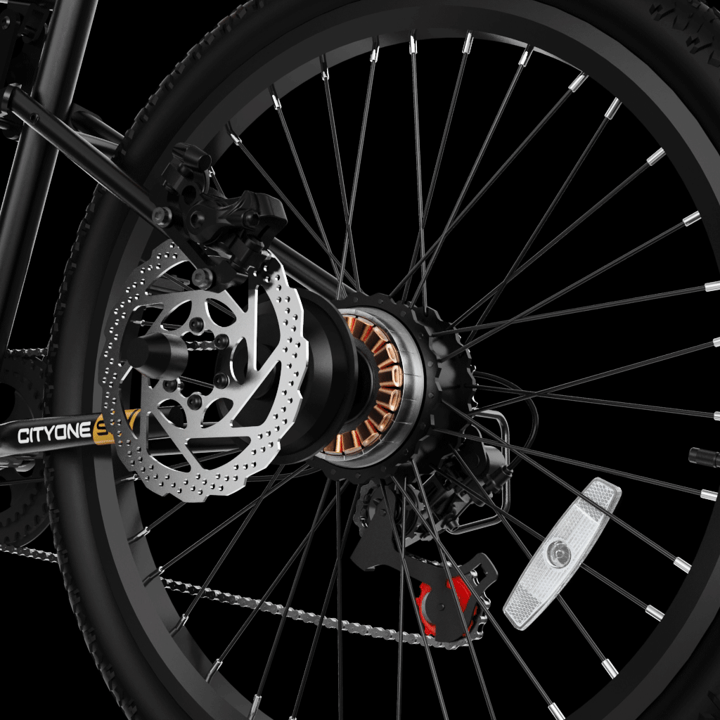 Powerful 1200W Peak Motor, 28MPH Top Speed