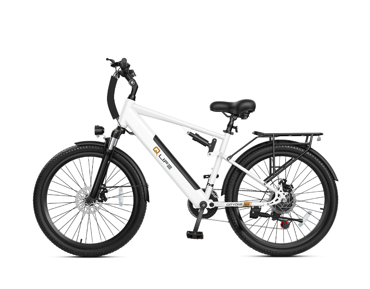 Cityone Step Over Ultra Full Suspension Mountain eBike for Adults