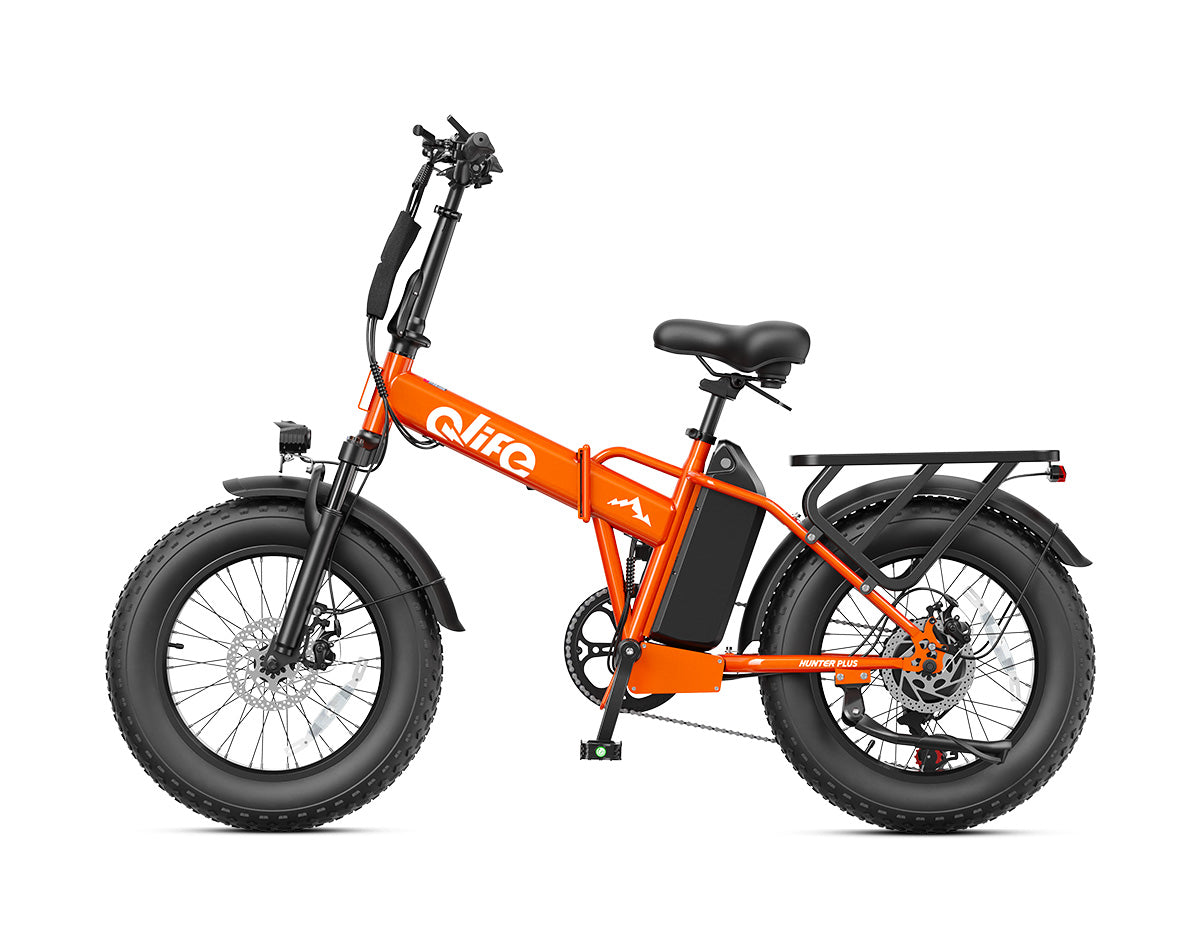 Hunter Plus All-Terrain Folding Electric Bike for Adults